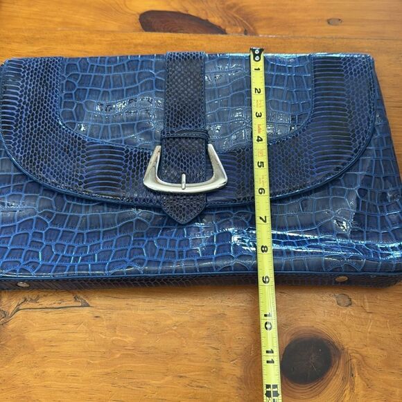 WHBM Cobalt Blue Envelope Clutch - Picture 7 of 7